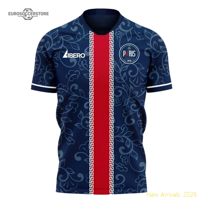 Paris 2025-2026 Home Concept Football Kit (Libero) (T.SILVA 2)-Vantage Point Soccer